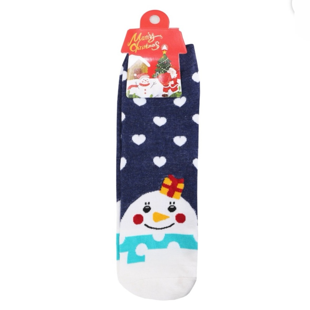 Winter/Holiday/Christmas Themed Sock Bundle Snowman Reindeer Hearts Teddy Bear